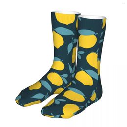 Men's Socks Lemon Fruit Men Women Casual Hip Hop Spring Summer Autumn Winter Gift