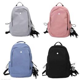 LU Women Yoga Outdoor Bags Backpack Casual Gym Teenager Student Schoolbag Knapsack 4 Colours Fashion