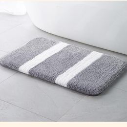 Carpets Striped Carpet Bathroom Living Room Entrance Non-slip Mat