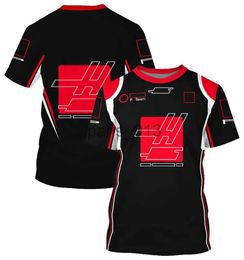Others Apparel 2022 new F1 work racing suit Car custom team long sleeve T-shirt Fan Speed dry short sleeve round leader car work clothes x0912
