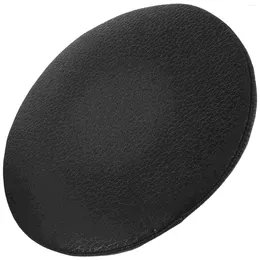 Chair Covers Thick Elastic Barstool Seat Cushion Cover Practical Stool Round Protector For Home Shop - Black (Diameter 30cm )