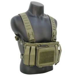 Тактический нагрудный жилет, уличный камуфляжный тактический подвесной рюкзак, нейлоновый водонепроницаемый 1000D чехол для тренировок, костюм