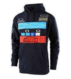 Others Apparel Motocross clothing Men's and women's warm pullover sweater Black motorcycle hooded racing suit sweater jacket x0912