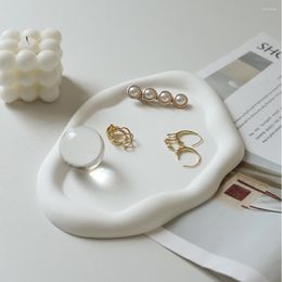 Decorative Figurines INS Jewellery Display Tray Pography Po Props Decoration Gypsum Cloud Cosmetic Storage Home Accessories