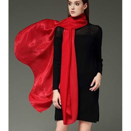 Scarves Silk Scarves Women Luxury Brand Hijab Scarf Solid Foulard Femme Shawls Wraps Silk Bandana Head Scarf Hijab Beach Poncho 230831