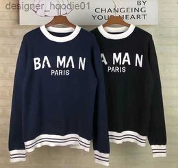 Men's Sweaters Mens Womens Designer Sweater Letters Pullover Men Hoodie Long Sleeve Active Sweatshirt Embroidery Knitwear Winter Clothes 23ss L230912
