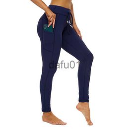 Active Pants Yoga Outfits Leggings Women Sexy Sports Fitness Tights Workout Running Elastic Yoga Pants Gym Clothes Drawstring High Waist Trouses x0912