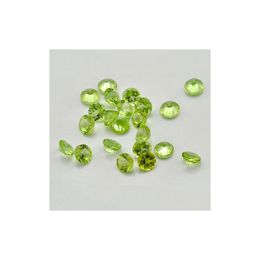 Loose Gemstones Good Qualtiy 100% Natural Stone Peridot Round 1.0Mm-2Mm Gemstone For Gold And Sier Jewelry Making 500Pcs A Lo Dhgarden Dhfj2