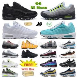 95S Mens 2024 Running Shoes Yin Yang OG Solar Triple Black White Worldwide Seahawks 95 Particle Grey Neon Laser Fuchsia Red Greedy 3.0 Sports Designer Sneakers