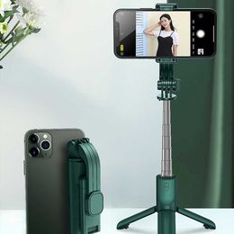 Selfie Monopods Selfie Monopods YINSTRON Bluetooth Wireless Selfie Stick Mini Extendable Monopod With Light Remote For Android Phone New L230912