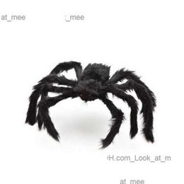 Other Festive Party Supplies 50%Off For Halloween Decoration Black Spider Haunted House Prop Indoor Outdoor Nt 3 Size 30Cm 50Cm 75Cm J Dhnox