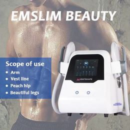 Hot sale 13 tesla slimming MACHINE muscle stimulator 5000W portable 2 /4 paddles ems body sculpting machine neo nova rf emslim FAT BURNING