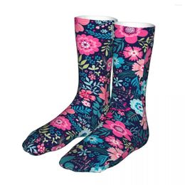 Men's Socks Small Colourful Flowers Men Women Casual Elegant Ditsy Floral High Quality Spring Summer Autumn Winter Gifts