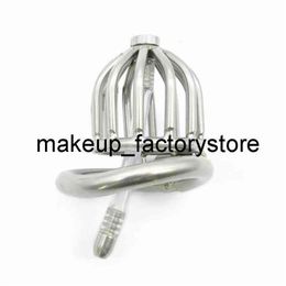 Massage Male Chastity Cage Spiked Cock Stainless Steel With Urethral Stretcher Dilator Super Small Belt Penis Lock Ring290K