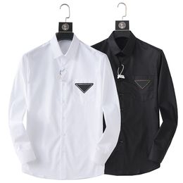 2023 Designer Polo Shirt Mens Dress Shirt Short Sleeve Business Fashion Casual Shirt Brand Mens Spring Fit Shirt Asian Size M-3XL