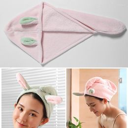 Towel Hair Women Girl's Magic Microfiber Shower Dry Cap Bathroom Bath Hats Strong Water Absorbent Wrap Wiping