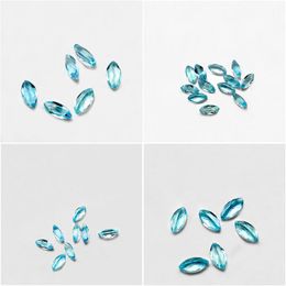 Loose Gemstones 100% Natural Sky Blue Topaz High Quality Eye Clear Good Brilliant Cut Marquise 3X6Mm For Gold Sier Jewelry Dr Dhgarden Dh5Nk