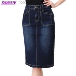 Skirts Denim skirt for womens spring summer High waist Package hip skirt Plus size S-6XL jeans skirt Slim female Sexy skirts H425 Y200326 L230912