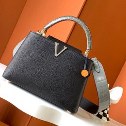 10A New Top Designer Luxury Ladies Bag Capucines Handbags Taurillon Leather Totes Two-tone Purse