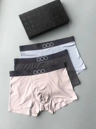 2023 mens boxers everyday Letter Underwear Luxury Breathable Underwears 3 pcs with box 20 styles sexy fashion shorts size m-2xl red green Soft Underpants