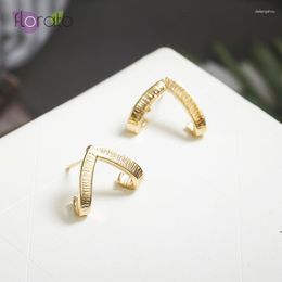 Stud Earrings Minimalist 925 Sterling Silver Ear Needle For Women Triangle Geometric Earring Hypoallergenic Jewelry