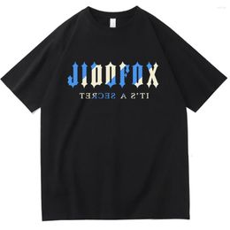 Men's T Shirts Mens Summer O-Tshirt Women Casual JIDOPOX Print Short Sleeve Couple T-shirt Cotton Sports Hip Hop Tees Streetwear