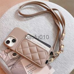 Cell Phone Cases Designer Crossbody Card Wallet Phone Cases For iPhone 15 14 pro max 13 12 11 14Plus cover Card Holder Wallet leather Samsung shell Galaxy S22 S23 Ultra S