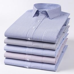 Men's Dress Shirts Cotton High Quality All-Match Business Casual Shirt Breathable Wear-Resistant Classic Professional Office Men Clothing