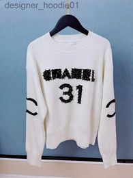 Mens Sweaters 2023 Womens Sweaters Dress Luxury designer Sweaters Women cHannel Style Long Sleeve Oversize Knit Pullover Female Tops Casual Loose Brand Embroidery