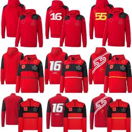 2022-2023 New F1 Team Men's Hoodie Formula 1 Racing Hoodies Sweat Spring Autumn Driver Red Sweatshirt Outdoor Extreme Sports 2709