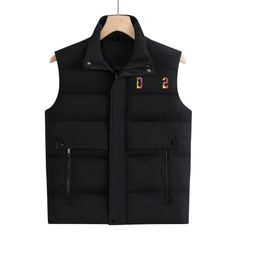 Gilet da uomo Capispalla da uomo Cappotti Piumino da uomo classico Gilet Gilet francese da uomo giacca piumino serie Coppia canadese Piumino casual sciolto in pelle da motociclista di design