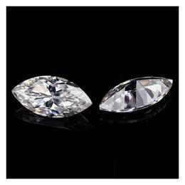 Loose Diamonds Very Excellent Brilliant Cut Marquise 3X1.5-7X3.5Mm Great Fire E-F Color High Grade Moissanite Gemstone Synth Dhgarden Dhdjc