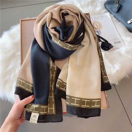 20% OFF scarf New Scarf Cotton Hemp Hot Selling High Quality Soft Skin Friendly Spring and Autumn Fashion Colour Matching Shawl 180 90cm