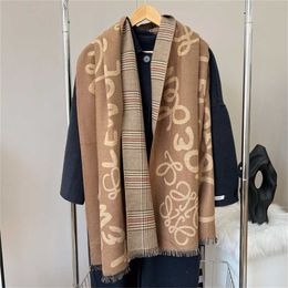30% OFF scarf Yang Mi Plaid Scarf Cashmere Live Broadcast Autumn and Winter Couples Student Versatile Neck