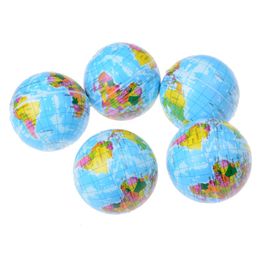 World Map Soft Foam Earth Globe Hand Wrist Exercise Stress Relief Squeeze Foam Ball