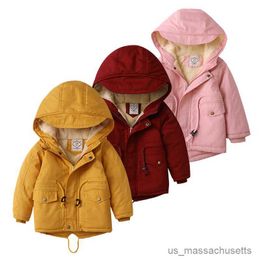 Down Coat Children Winter Fleece Outdoor Jackets for Boys Hooded Warm Kids Boy Outerwear Windbreaker Autumn Baby Boy Coats Clothing R230912