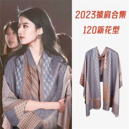 30% OFF Cashmere air-conditioned room high-end shawl for women's outerwear new internet celebrity warm versatile scarf