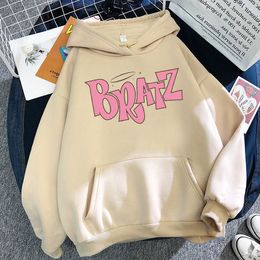 Women's Hoodies Sweatshirts Bratz Letter print hoodie Autumn winter Sweatshirt unisex men and Women's Casual student Fashion Hooded Sweatshirt Long Sleeve 230911