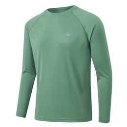 Men's T-Shirts Men's Long Sleeve T-Shirt UPF 50 Rash Guard Tee UV Sun Protection Shirt for Sport Fishing Hiking Workout Outdoor Pullover Shirt 230912