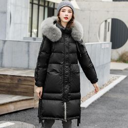 Women's Trench Coats 2023 Winter Coat Women Parkas Thick Slim Korean Style And Jackets Jacket Long Female