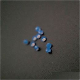 Loose Diamonds 242 Good Quality High Temperature Resistance Nano Gems Facet Round 2.25-3.0Mm Medium Opal Sky Blue Synthetic Dhgarden Dh9Nt