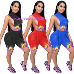 Womens Tracksuits Sleeveless Outfits Two Pieces Set Top Shorts Sportswear Ladies New Fashion Pants Set New Type Hot Selling klw6206