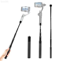 Selfie Monopods Selfie Monopods Extension Rod Pole Selfie Stick For Om Mobile Camera FeiYu Zhiyun Smooth Moza Mini isteady Accessories T221018 L230912