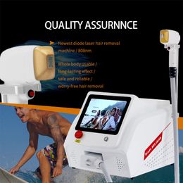 808nm Hair Removal Triple Wavelength Diode Laser Machine Freezing Point Painless Depilation Face Firming Rejuvenation Salon for Commercial