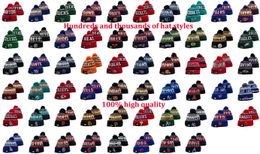 New hot seller Beanies Hats American Football 32 teams Sports Winter Beanies Knitted ball global shipped low price high quality