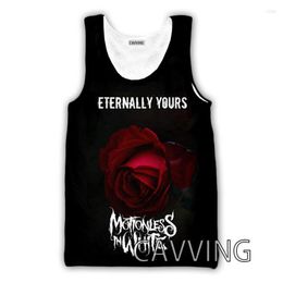 Men's Tank Tops Fashion Women Men's 3D Print Motionless In White Harajuku Vest Summer Undershirt Shirts Streetwear V02226J