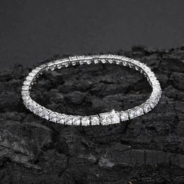Jewellery Tennis bracelet Rock Hip-hop Chains womens silver gold chain diamond zircon for men 84qh#