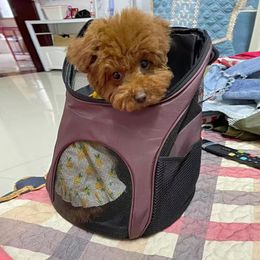 Dog Car Seat Covers Carrier For Cat Backpack Dogs School Supplies Fashionable Breathable Petkit Animal Transport Travel Bag Accessories Pets