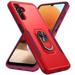 New Design Phone Cover For Samsung Galaxy A14 A54 A13 A33 A53 A12 A22 A32 A Series Heavy Duty Soft TPU Hard Plastic Material Shockproof Case With Ring Holder Kickstand