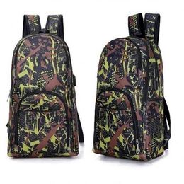 2020 out door outdoor bags camouflage travel backpack computer bag Oxford Brake chain middle school student bag many Colours X227Q